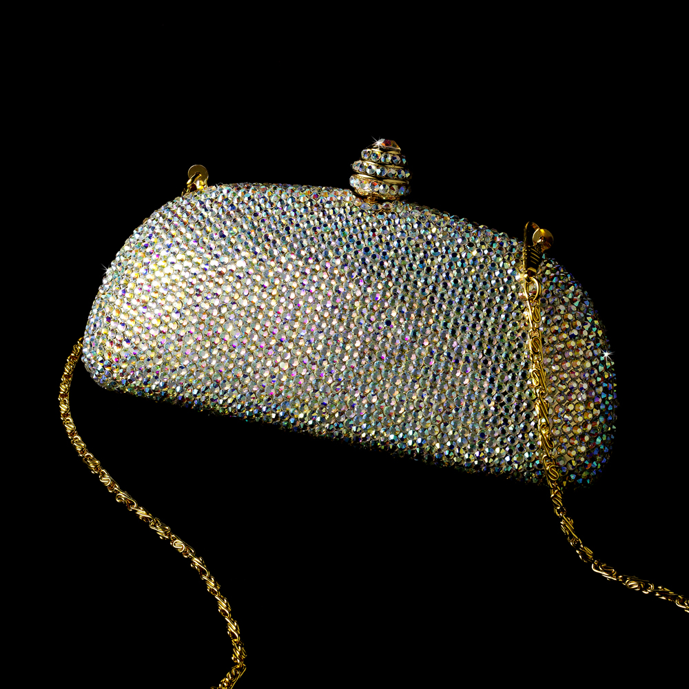 Swarovski Crystal Bag Charm with Box